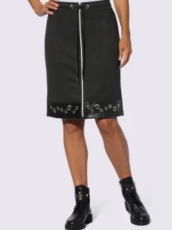 Jupes<Jupe avec œillets et laçage