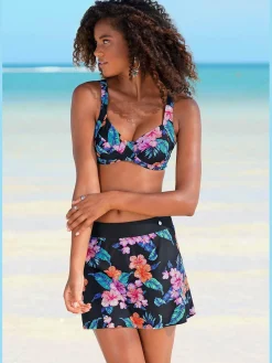 LASCANA Maillots De Bain<Jupe de plage partie jupe intégrée avec imprimé tendance