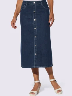 Jupes<Jupe en jean 99% coton