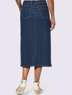 Jupes<Jupe en jean 99% coton