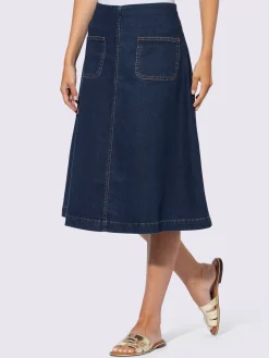 Rick Cardona Jupes<Jupe en jean denim doux