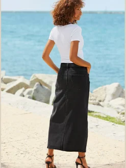 Buffalo Jupes<Jupe en jean fente devant