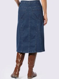 Jupes<Jupe en jean qualité coton doux sur la peau