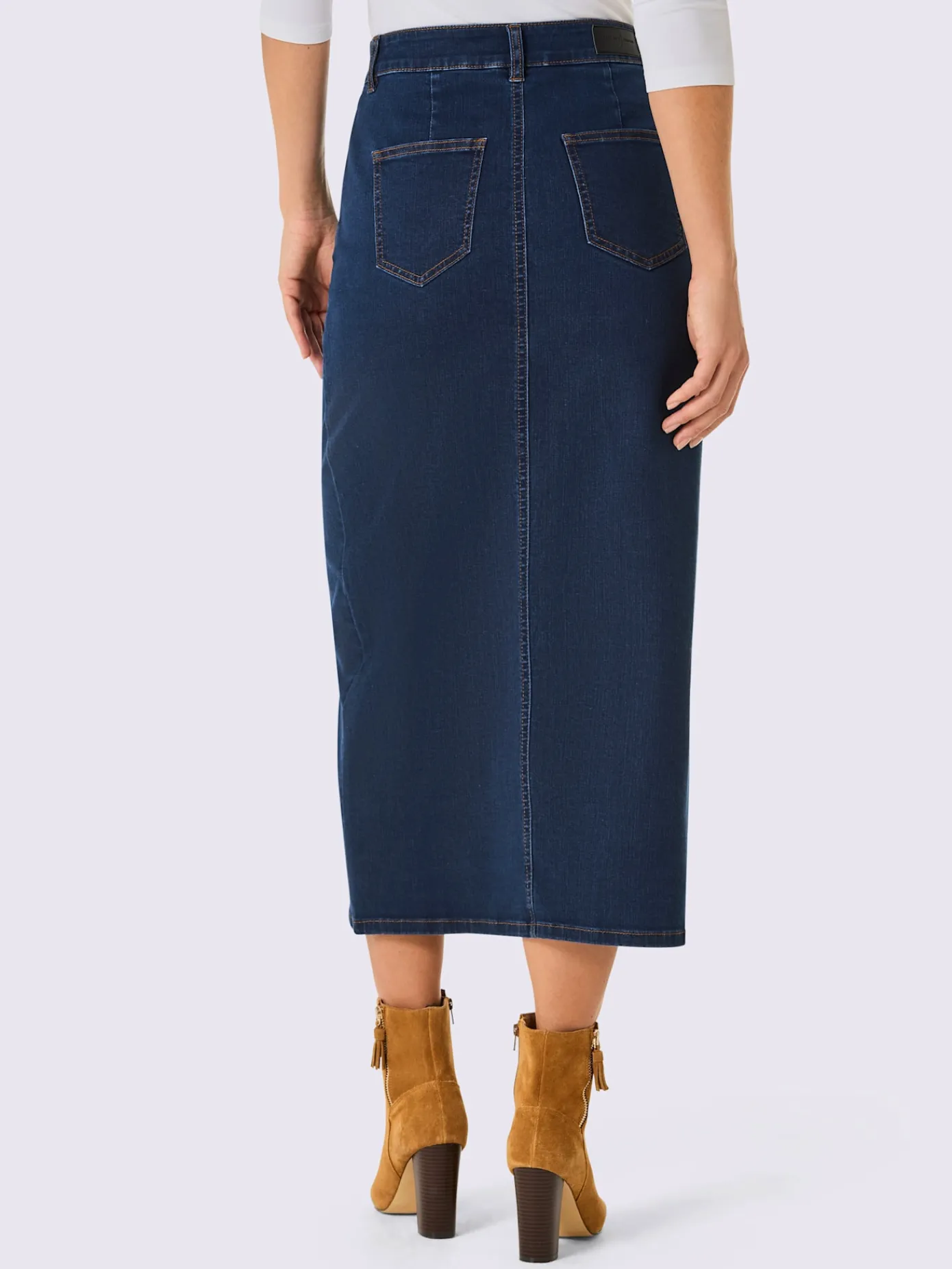 CREATION L PREMIUM Jupes<Jupe en jean qualité thermo-isolante