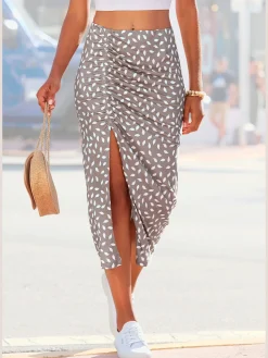 Vivance Jupes<Jupe en jersey ceinture avec élastique intégré