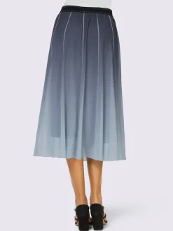 Creation L Jupes<Jupe en mousseline ceinture élastique