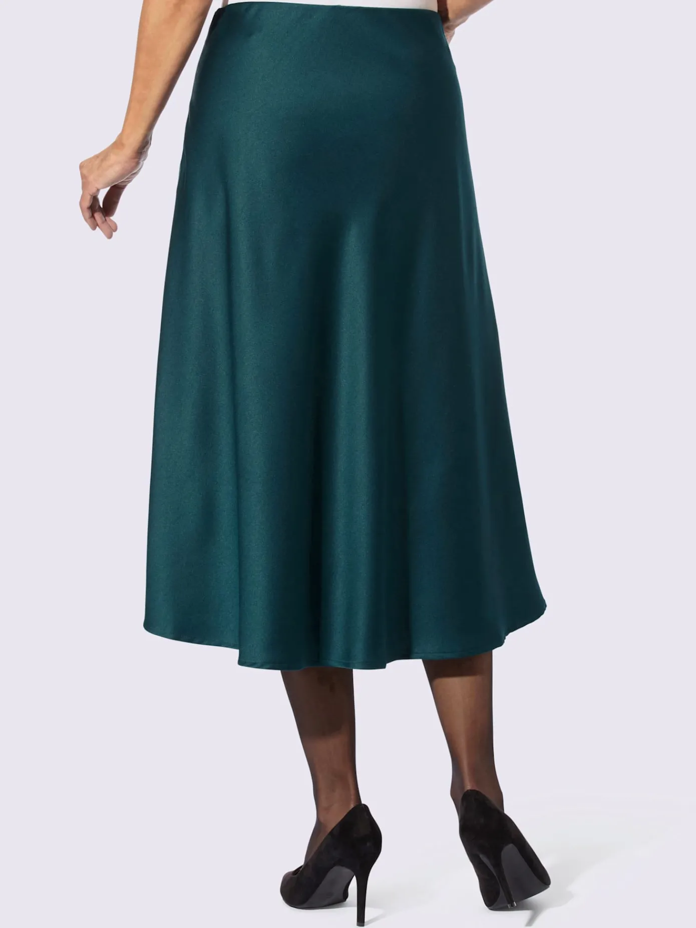 Jupes<Jupe en satin satin mat élégant