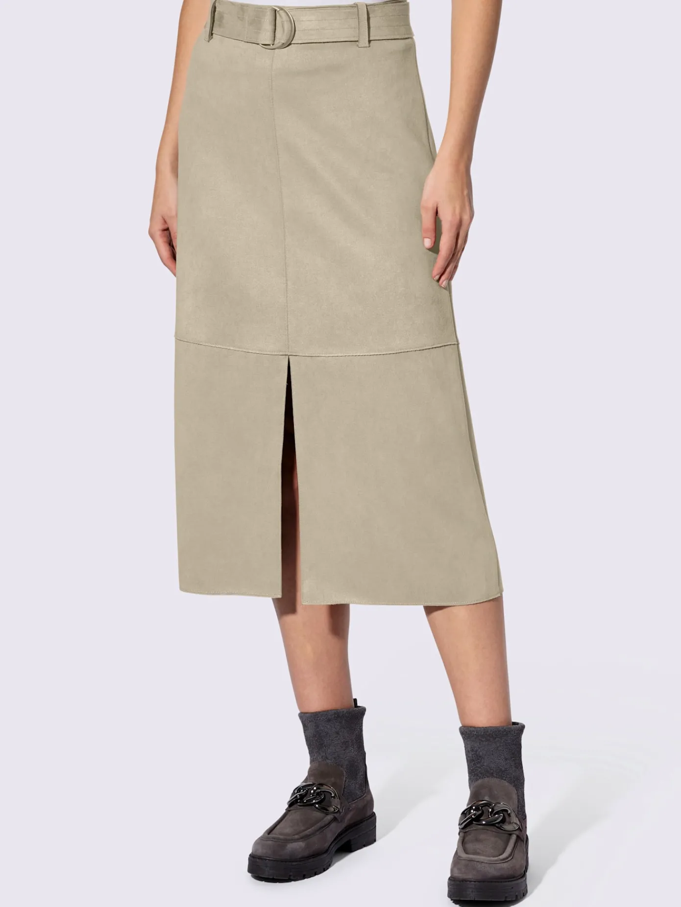 Rick Cardona Jupes<Jupe en synthétique fente devant