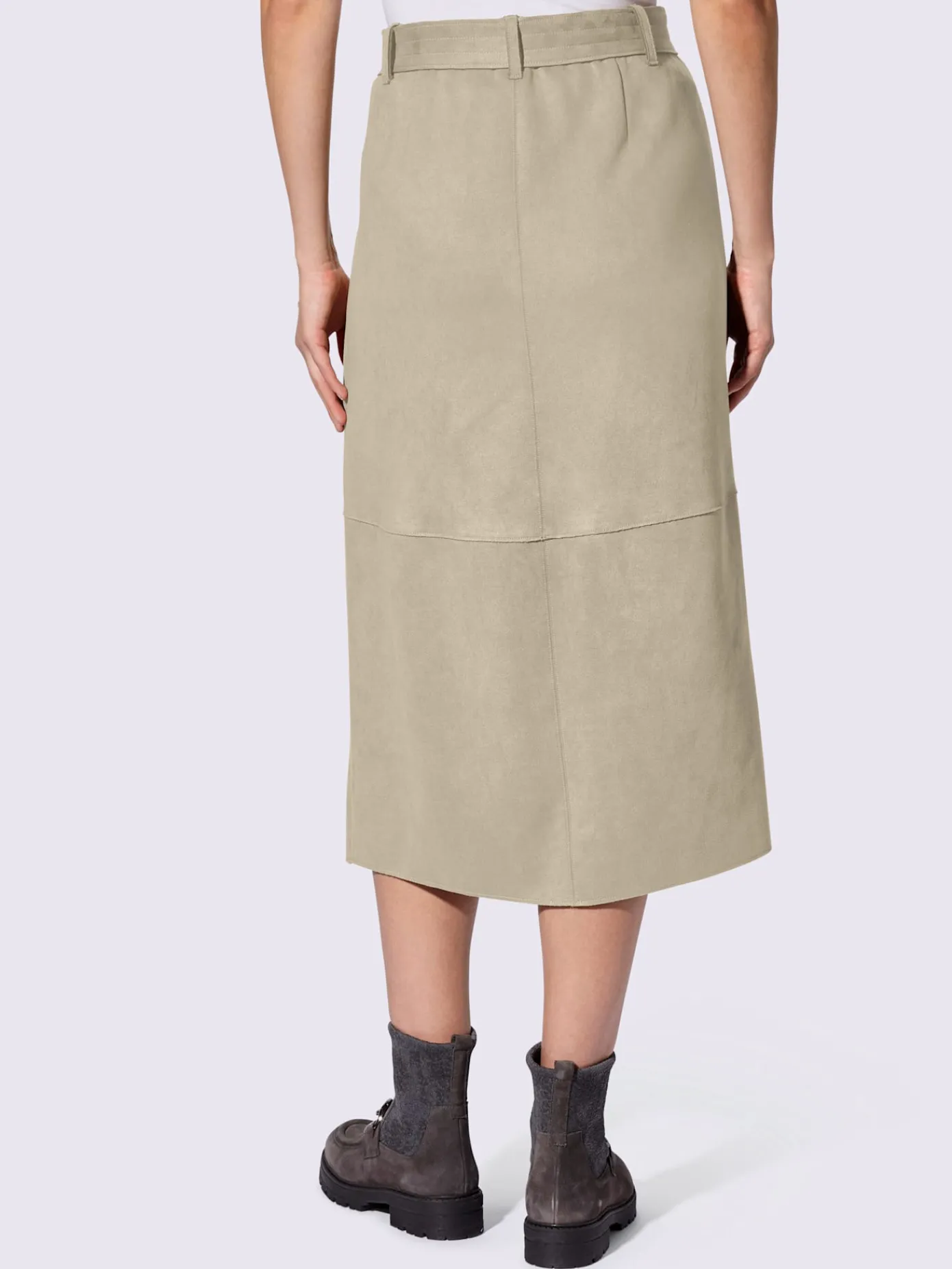 Rick Cardona Jupes<Jupe en synthétique fente devant