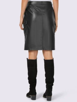 Rick Cardona Jupes<Jupe en synthétique poches cargo à fermeture boutonnée