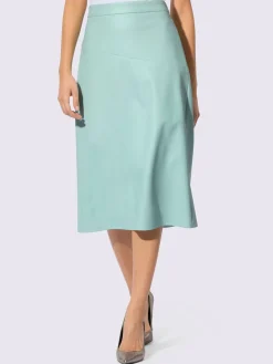 Creation L Jupes<Jupe en synthétique poignet souple