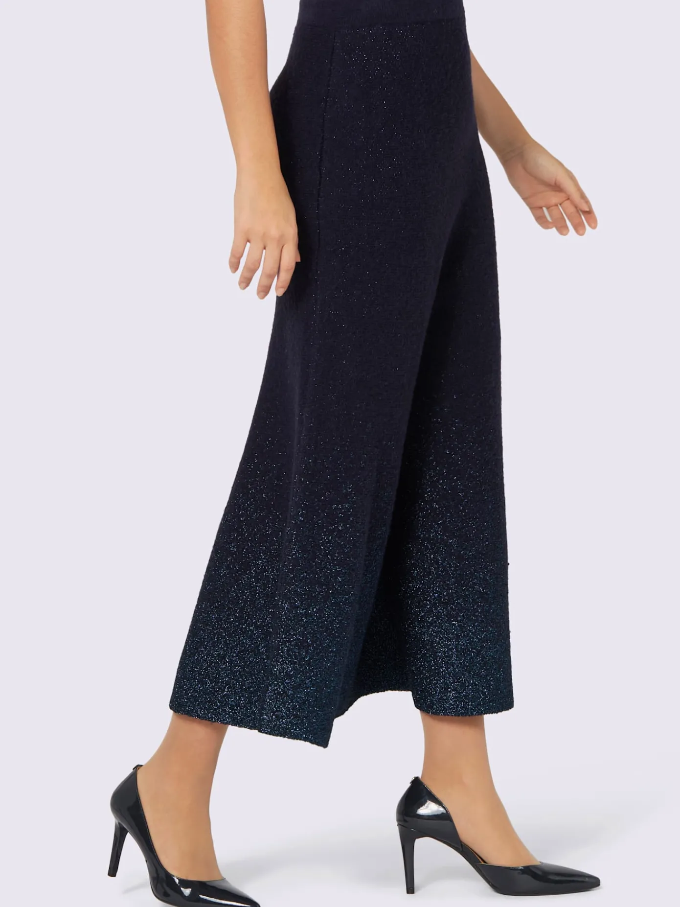 Creation L Jupes<Jupe en tricot coupe évasée