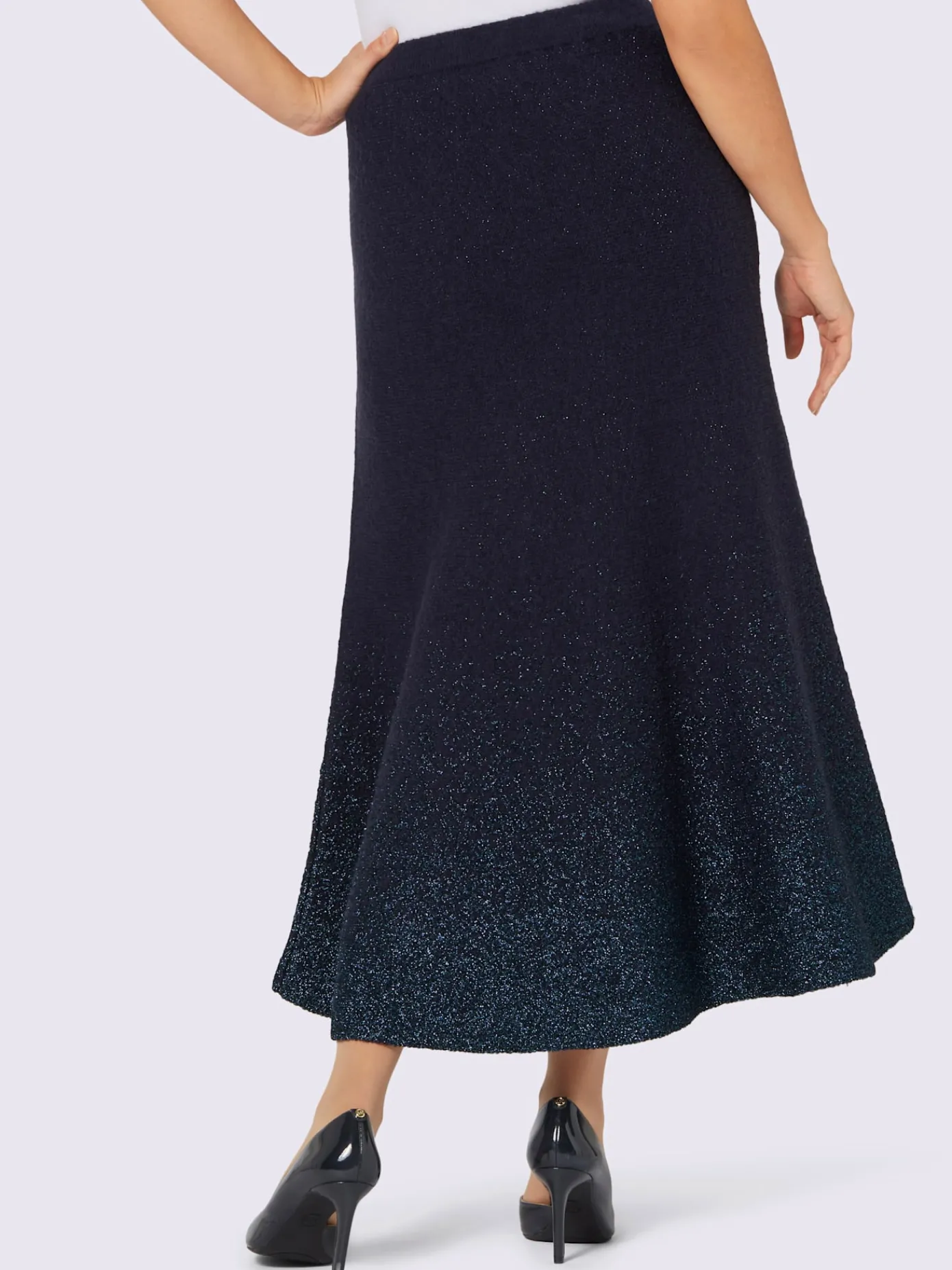 Creation L Jupes<Jupe en tricot coupe évasée