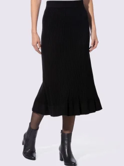 Rick Cardona Jupes<Jupe en tricot rayures structurées