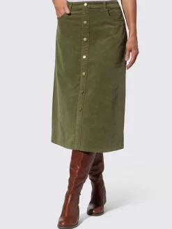 Jupes<Jupe en velours côtelé qualité coton