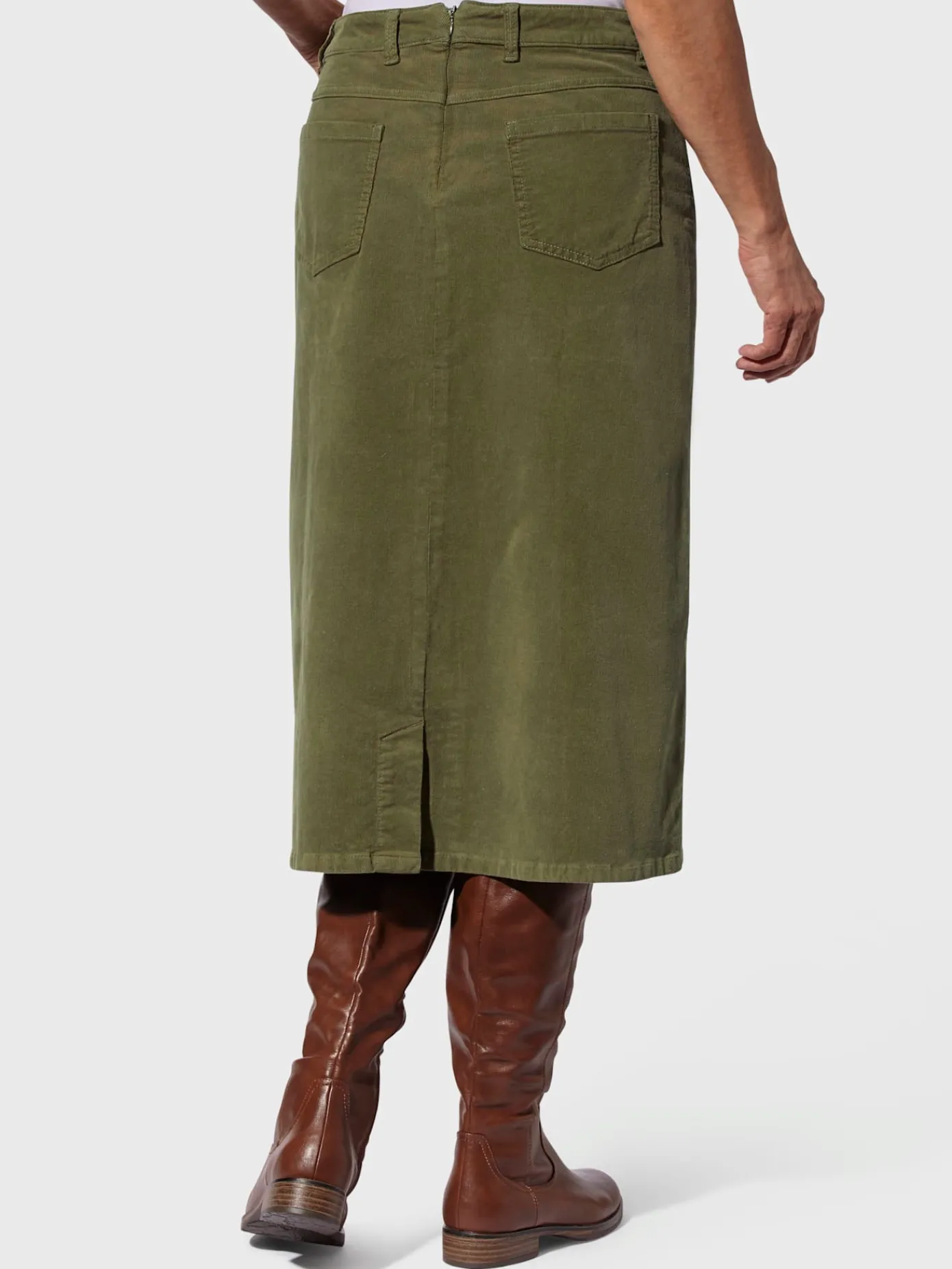 Jupes<Jupe en velours côtelé qualité coton