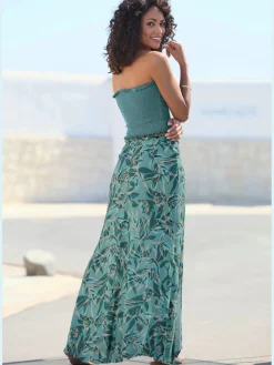 Vivance Jupes<Jupe longue ceinture paperbag tendance