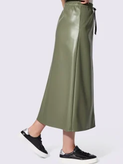 Rick Cardona Jupes<Jupe longue imitation cuir souple