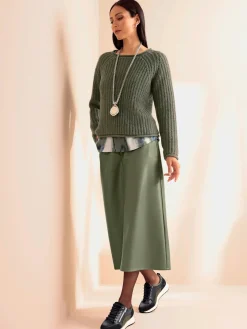 Rick Cardona Jupes<Jupe longue imitation cuir souple