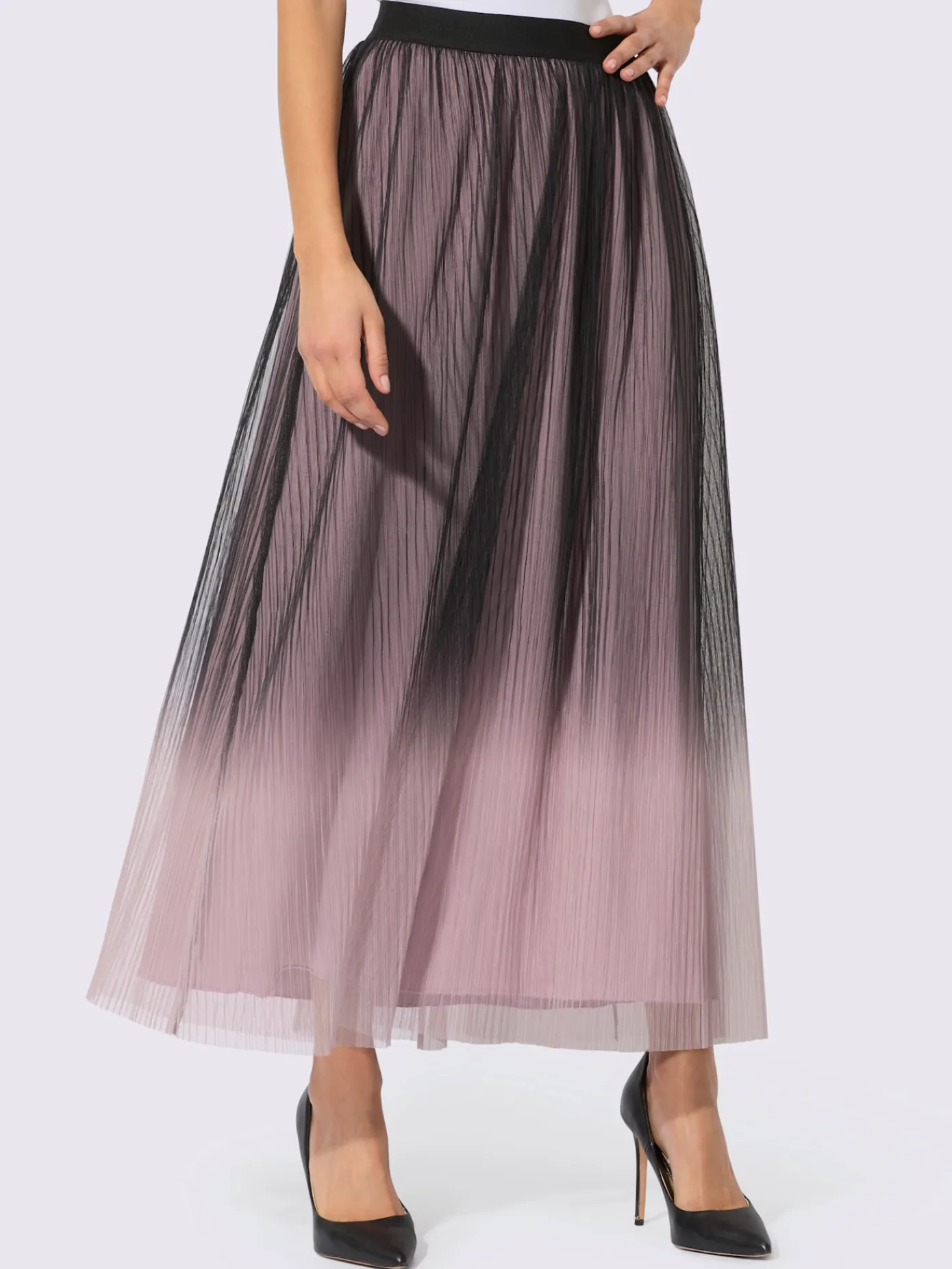 Creation L Jupes<Jupe maille en polyester recyclé