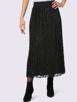 Ashley Brooke Jupes<Jupe plissée ceinture élastique pour plus de confort