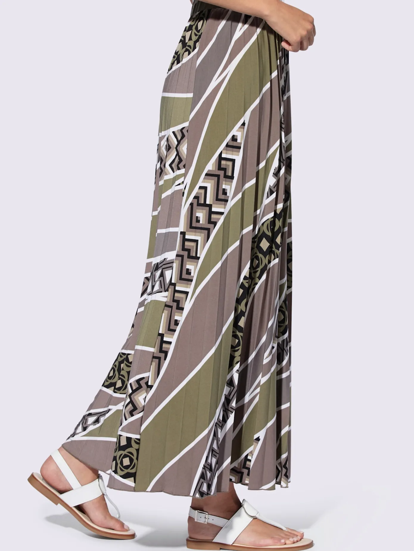 Rick Cardona Jupes<Jupe plissée motif imprimé exclusif