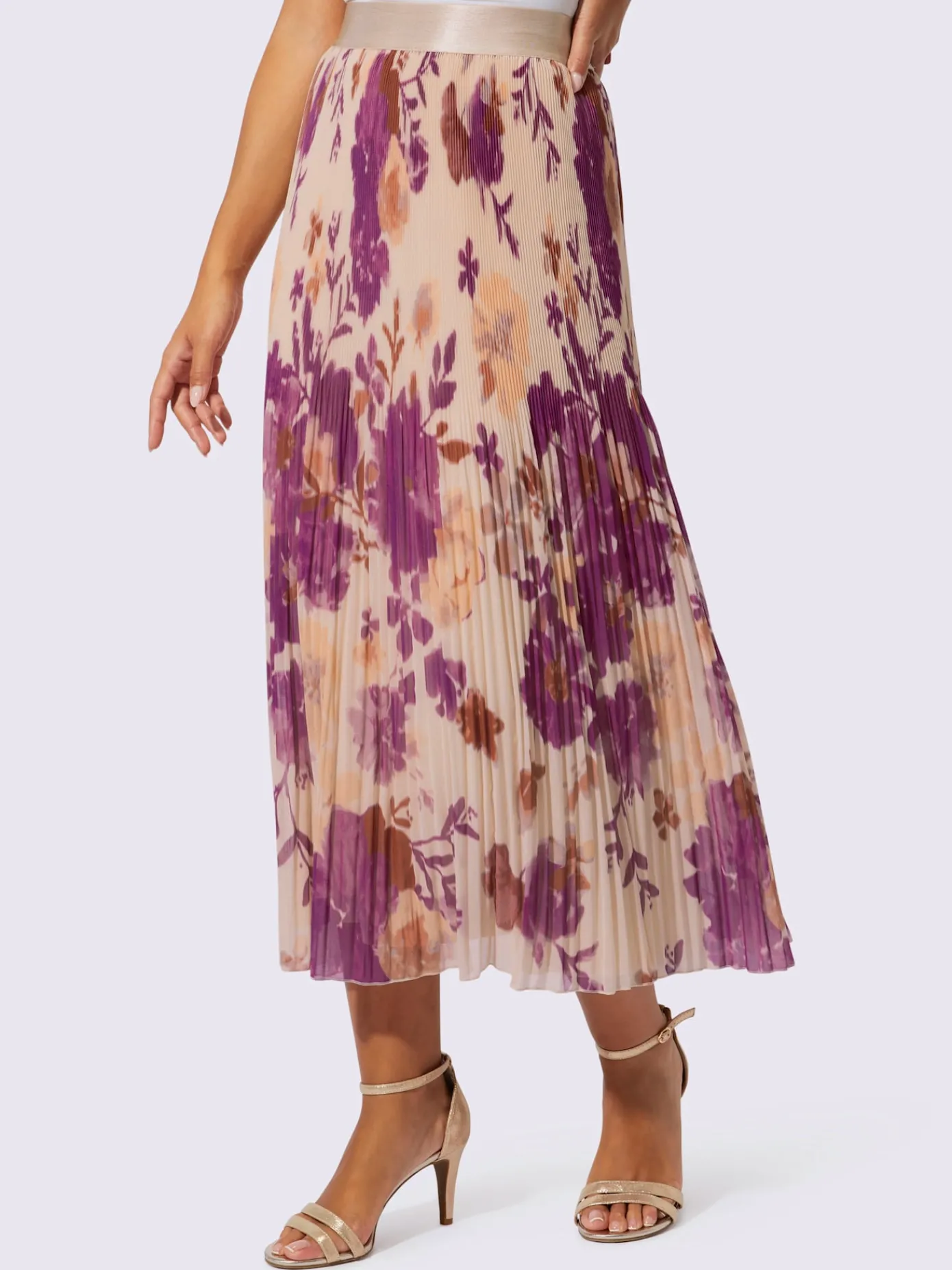 Creation L Jupes<Jupe plissée qualité tissée