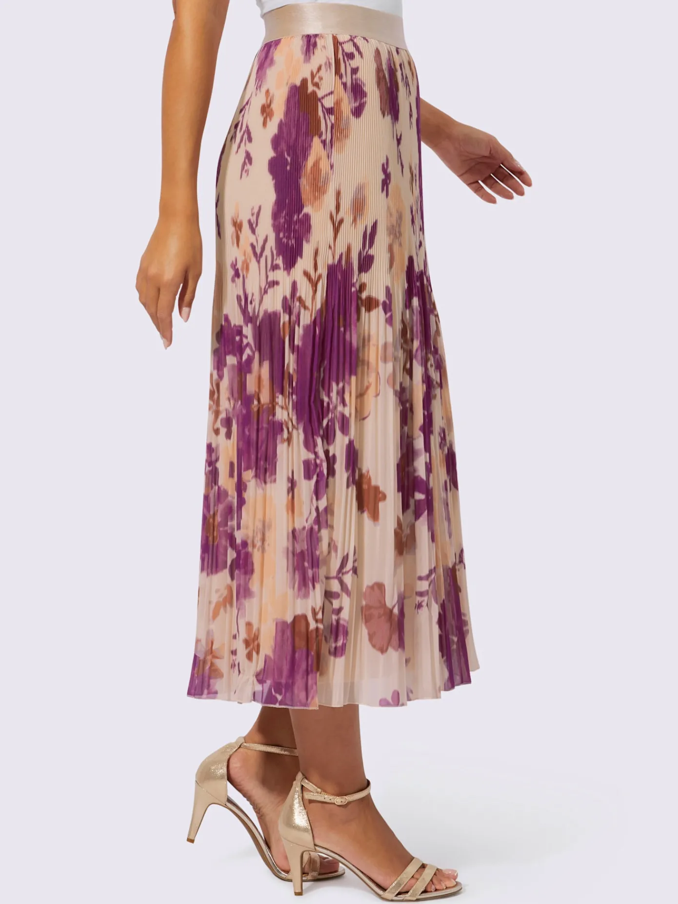 Creation L Jupes<Jupe plissée qualité tissée