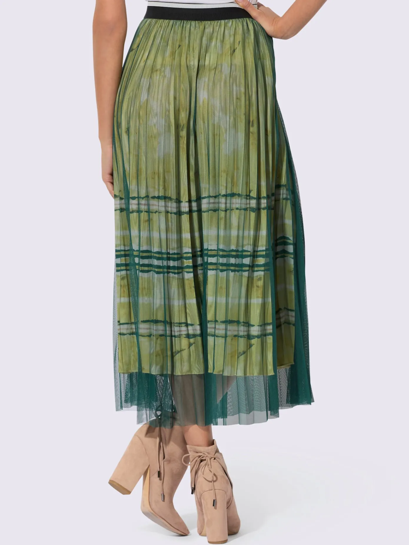 Creation L Jupes<Jupe plissée qualité tissée