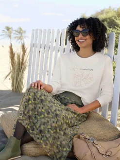 Linea Tesini Jupes<Jupe plissée qualité tissée