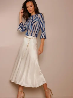 CREATION L PREMIUM Tenues De Cérémonie|Jupes<Jupe tissée qualité tissée