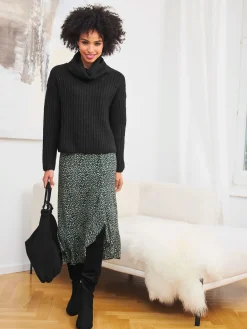 Linea Tesini Jupes<Jupe tissée ravissant tissu imprimé