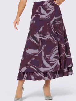 Creation L Jupes<Jupe évasée pur modal