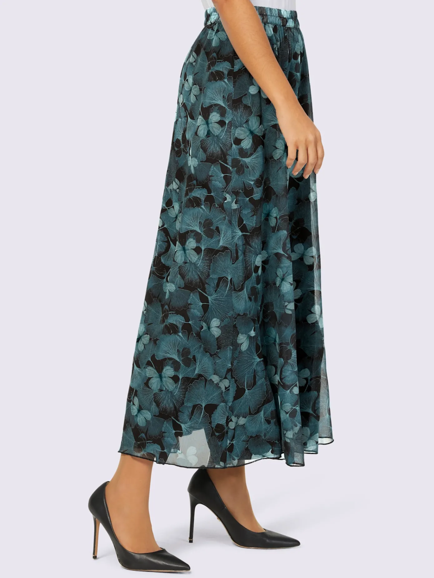 Creation L Jupes<Jupe évasée qualité tissée