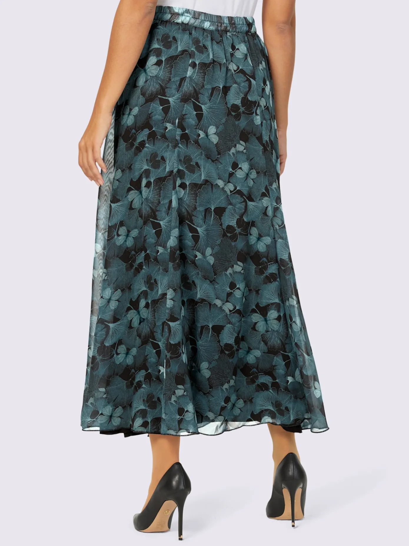 Creation L Jupes<Jupe évasée qualité tissée