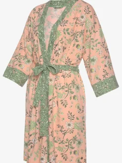 LASCANA Robes De Chambre<Kimono peignoir fantaisie avec imprimé floral