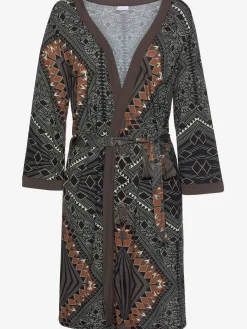 LASCANA Robes De Chambre<Kimono avec ceinture à nouer