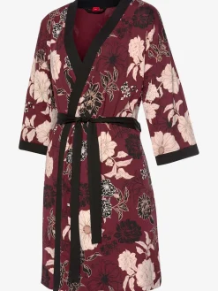 s.Oliver Robes De Chambre<Kimono avec motif floral botanique