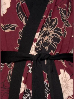 s.Oliver Robes De Chambre<Kimono avec motif floral botanique