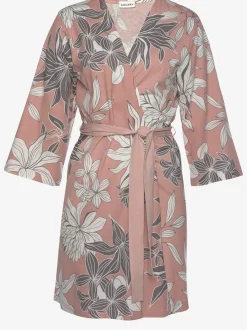 LASCANA Robes De Chambre<Kimono court à imprimé floral