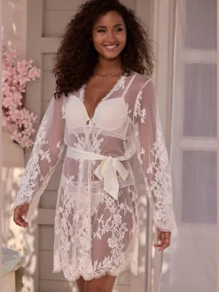 LASCANA Robes De Chambre<Kimono séduisant légèrement transparent