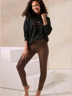 LASCANA Pantalons<Legging à imprimé léopard