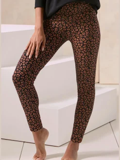 LASCANA Pantalons<Legging à imprimé léopard