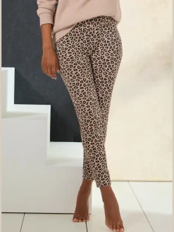 LASCANA Pantalons<Legging à imprimé léopard