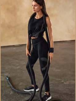 LASCANA ACTIVE Pantalons<Legging avec imprimé réflecteur optique