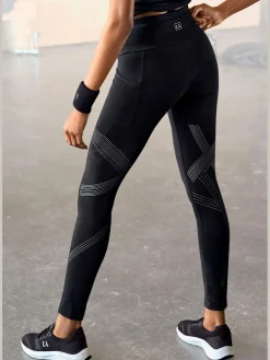 LASCANA ACTIVE Pantalons<Legging avec imprimé réflecteur optique