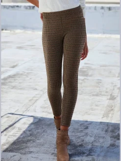 LASCANA Pantalons<Legging brillant à carreaux