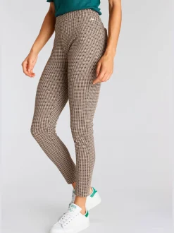 LASCANA Pantalons<Legging caleçon ajouré à petits carreaux pepita
