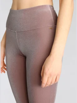 LASCANA Pantalons<Legging caleçon brillant basique