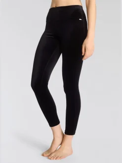LASCANA Pantalons<Legging caleçon brillant basique